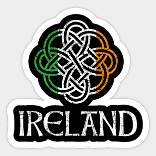 Celtic Knot C Ireland St Paddys Day Sticker